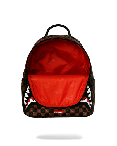 Sprayground Sharks In Paris Wtf Bubble Brown Check Savages Backpack