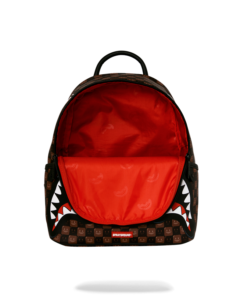 Sprayground Sharks In Paris Wtf Bubble Brown Check Savages Backpack