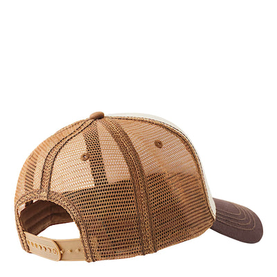 True Religion OG Patch Trucker Hat - Brown 2