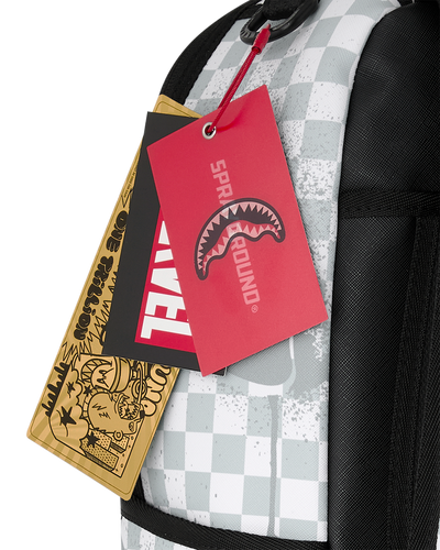 Sprayground Marvel Black Panther Wakanda Forever On White Check Backpack