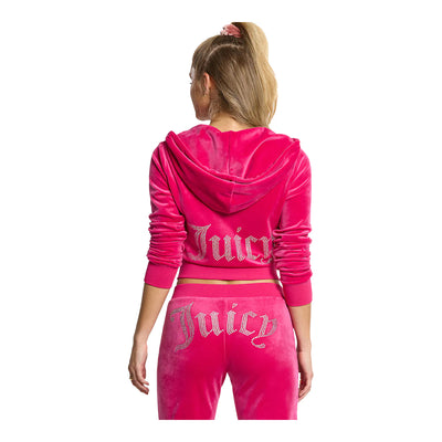 Juicy Couture Women's OG Big Bling Velour Hoodie 2