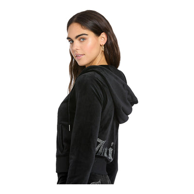 Juicy Couture Women's OG Big Bling Velour Hoodie 2