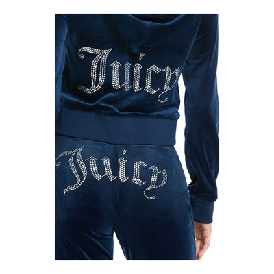 Juicy Couture Women's OG Big Bling Velour Hoodie 2