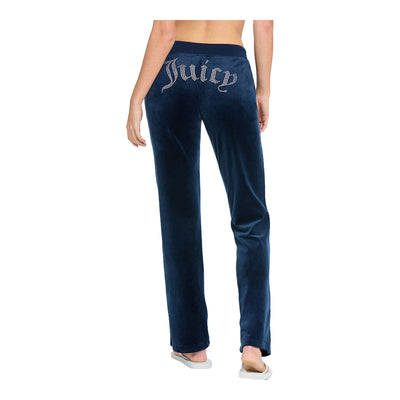 Juicy Couture Women's OG Big Bling Velour Track Pants 2