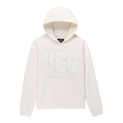 UGG Women's Rey Fuzzy Logo Hoodie 1