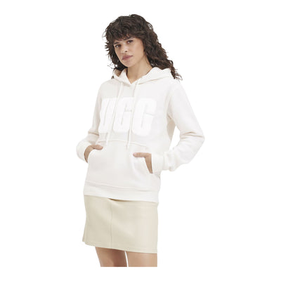UGG Women's Rey Fuzzy Logo Hoodie 2