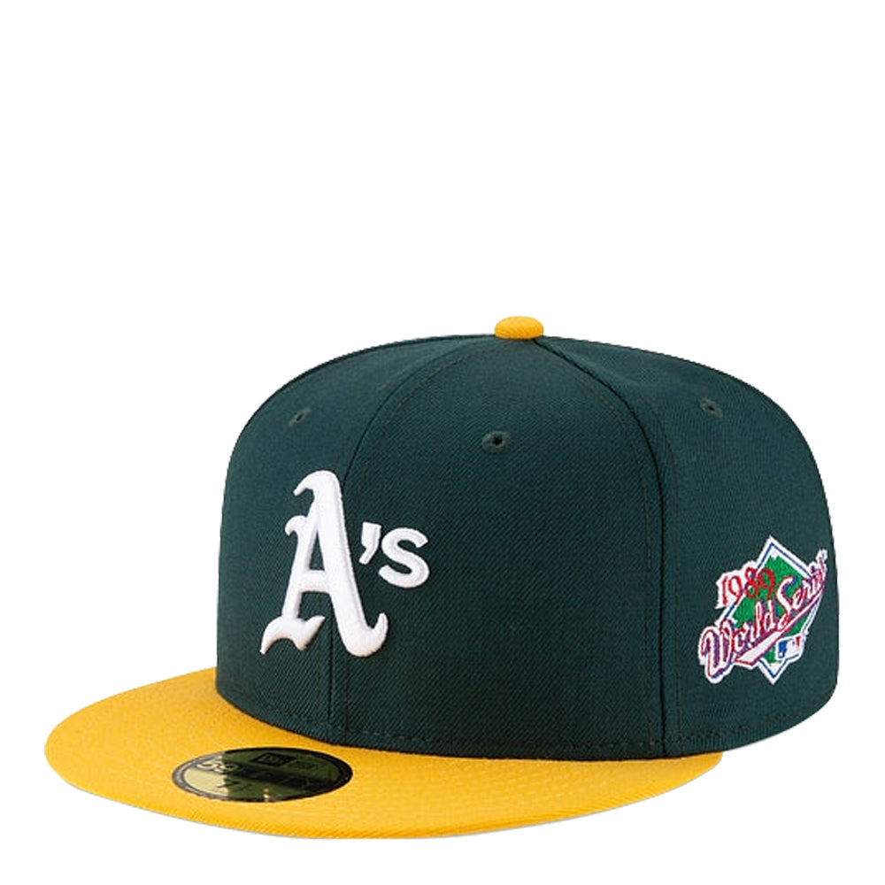 New Era Oakland Athletics "World Series Side Patch" 59FIFTY Fitted Hat
