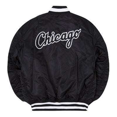 New Era Men's Alpha Industries Chicago White Sox MA-1 Bomber Jacket 3