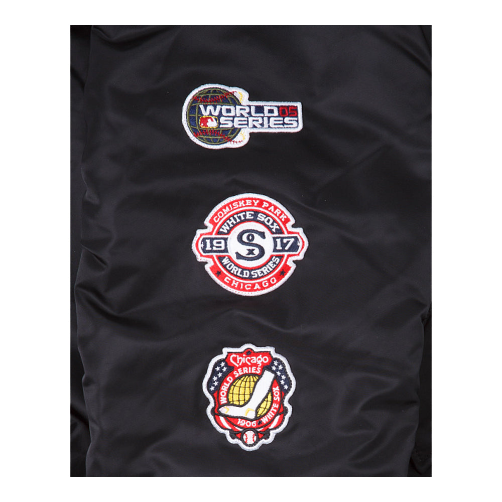New Era Men's Alpha Industries Chicago White Sox MA-1 Bomber Jacket 5