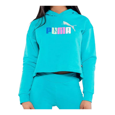 Puma Women's Essentials Logo Cropped Hoodie 1