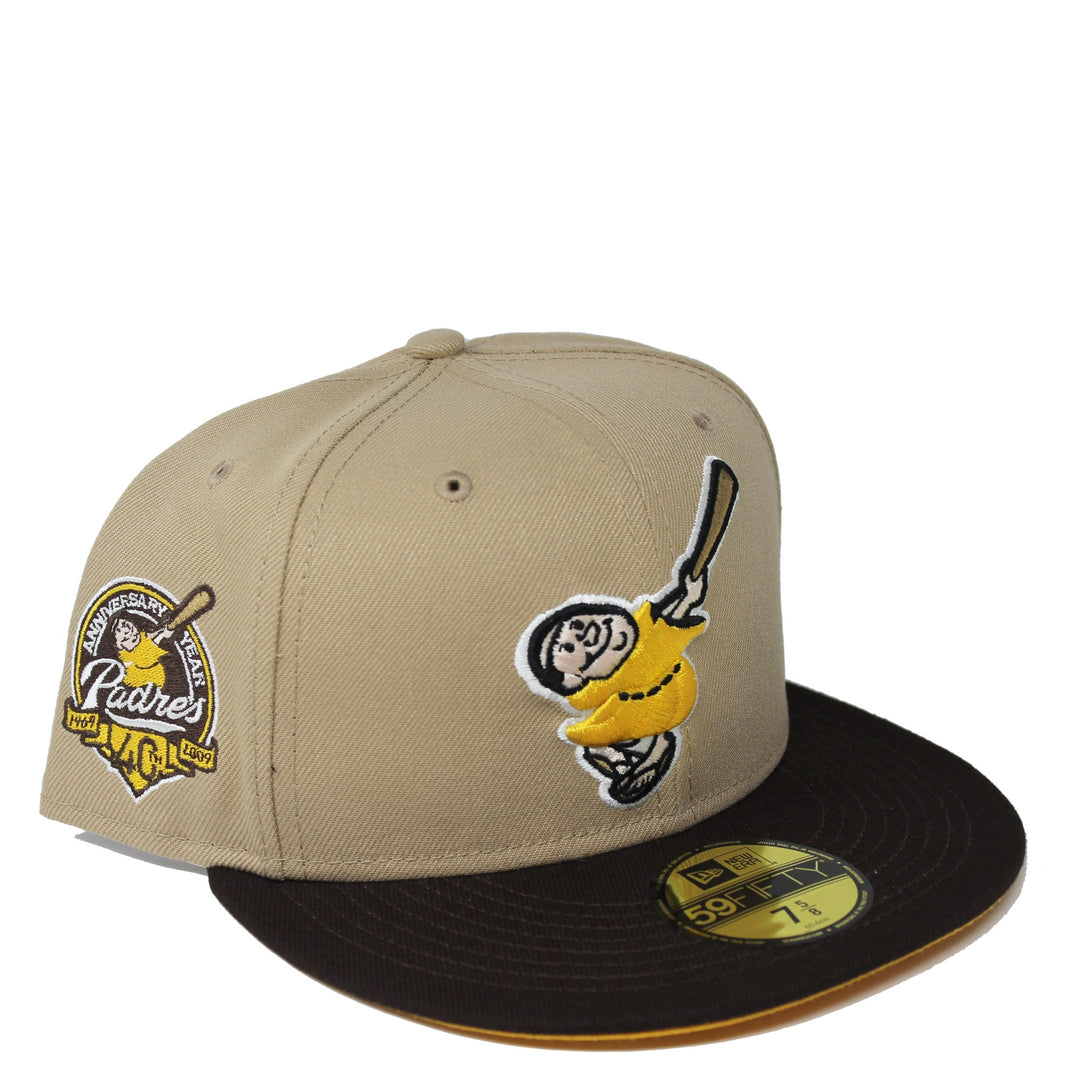 New Era San Diego Padres Tan Fitted Cap 1