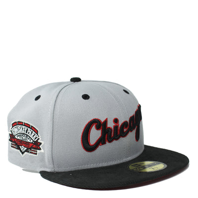 New Era Chicago White Sox "Corduroy Brim" Script Logo 59FIFTY Fitted Cap 1