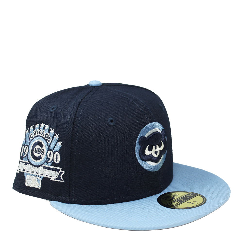 Vintage New Era Chicago Cubs Chapeau Casquette de Baseball Taille 7 3/8