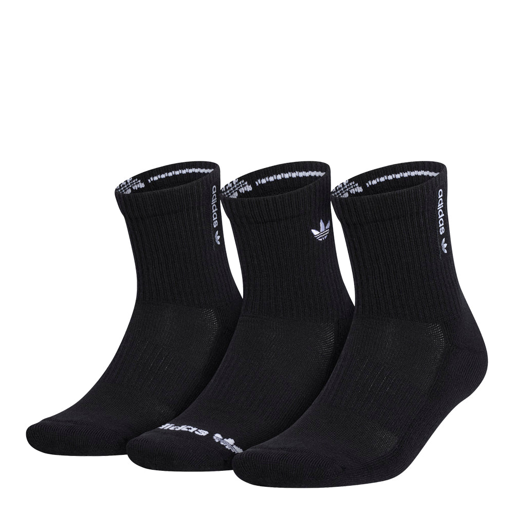 adidas Men's Trefoil Mid-Crew Socks