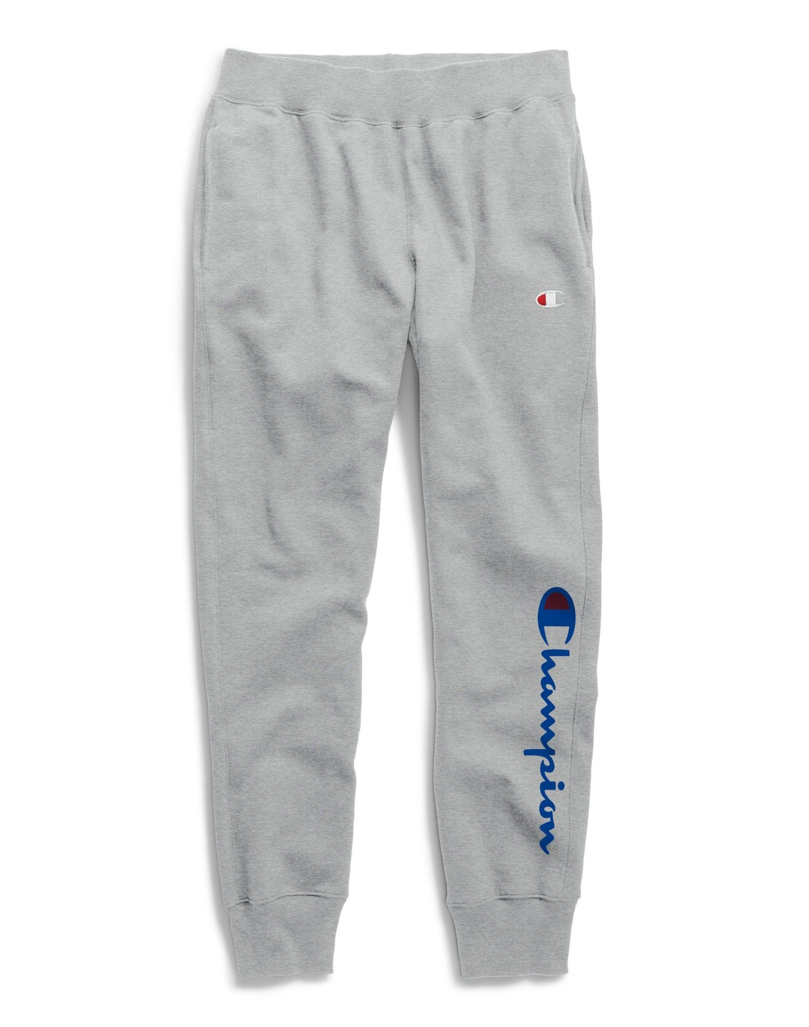 Champion Men's Reverse Weave Oversized Flock Script Jogger Pants 1