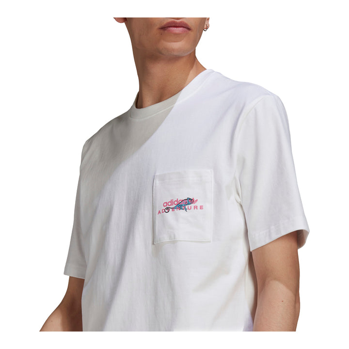 adidas Men's Adventure Pocket Logo T-Shirt