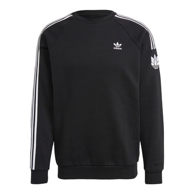 adidas Men's Loungewear Adicolor 3D Trefoil 3-Stripes Crew Sweatshirt 1