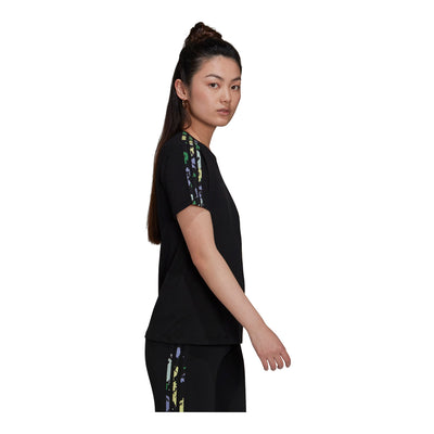 adidas Women's Floral 3-Stripes T-Shirt 3