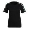 adidas Women's Floral 3-Stripes T-Shirt
