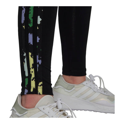 adidas Women's Floral 3-Stripes Leggings 5