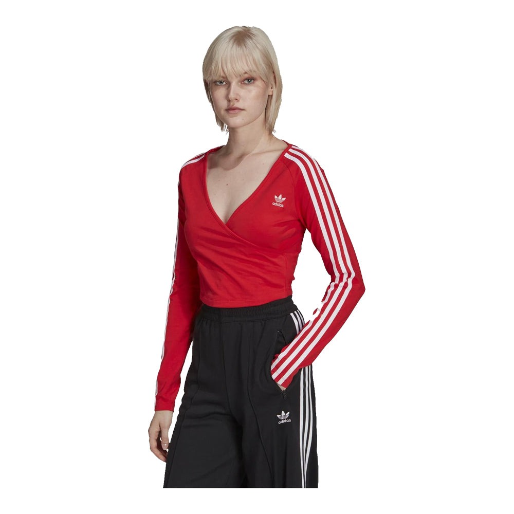 adidas Women's Originals Adicolor Classics Cropped Long Sleeve Shirt 1