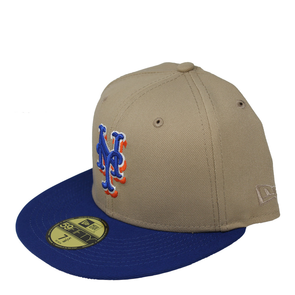 New Era New York Mets Tan Fitted Cap 2