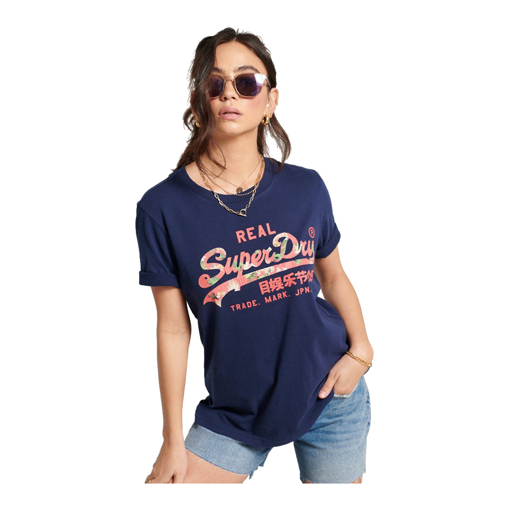 Superdry Women's Vintage Logo Infill T-Shirt