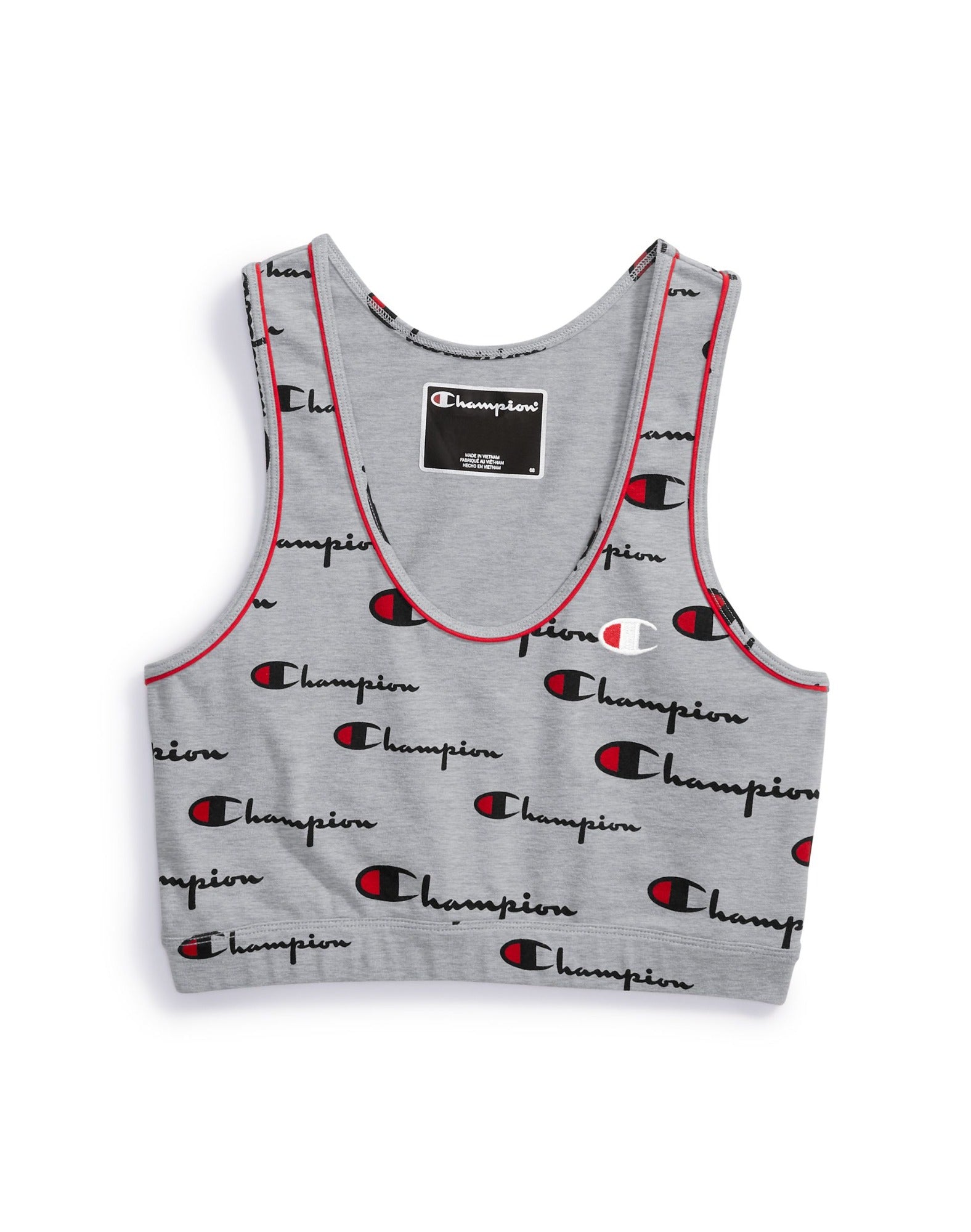 Champion Women's Life Everyday All Over Logo Crop Top 1