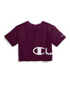 Champion Women's Life Heritage Wrap Around Logo Crop T-Shirt